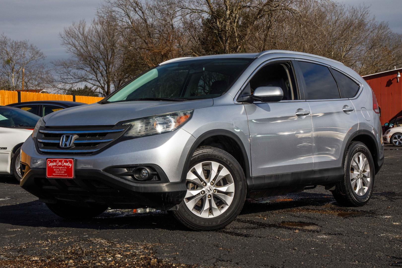 2014 SILVER HONDA CR-V EX-L 2WD 5-Speed AT (2HKRM3H70EH) with an 2.4L L4 DOHC 16V engine, 5-SPEED AUTOMATIC transmission, located at 420 E. Kingsbury St., Seguin, TX, 78155, (830) 401-0495, 29.581060, -97.961647 - Photo#5